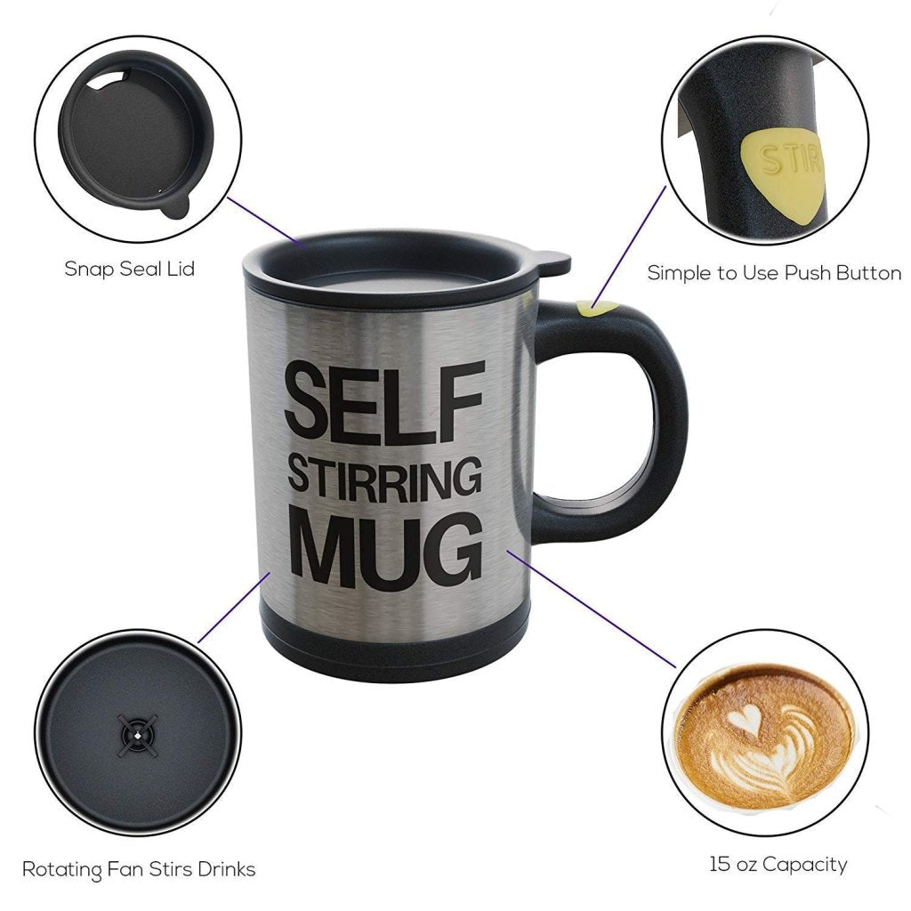 Self Stirring Coffee Mug Cup Kitchenware