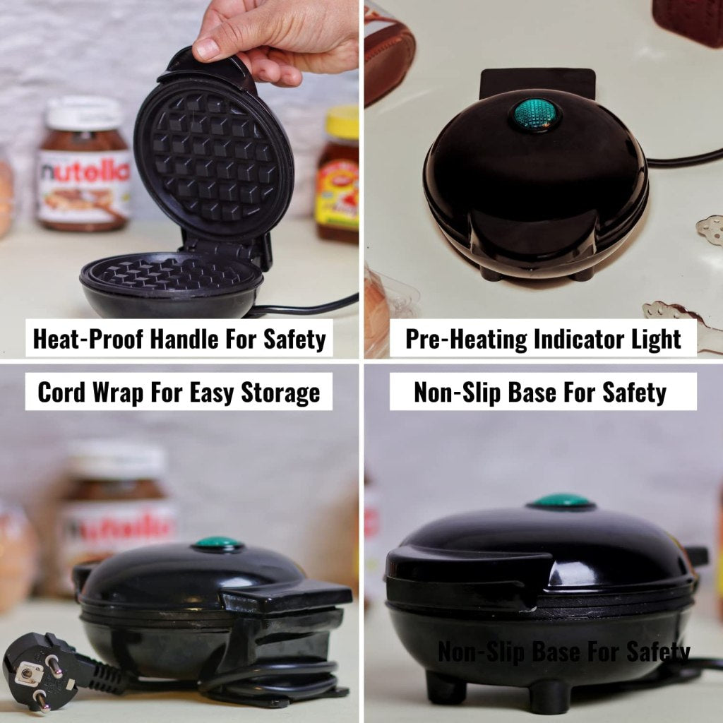 Portable Mini Waffles Maker Machine for Home