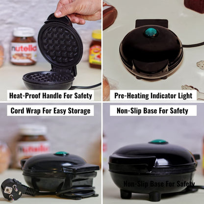 Portable Mini Waffles Maker Machine for Home