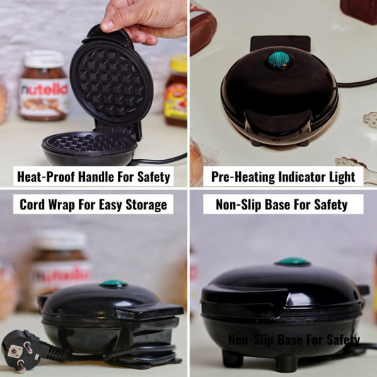 Portable Mini Waffles Maker Machine for Home