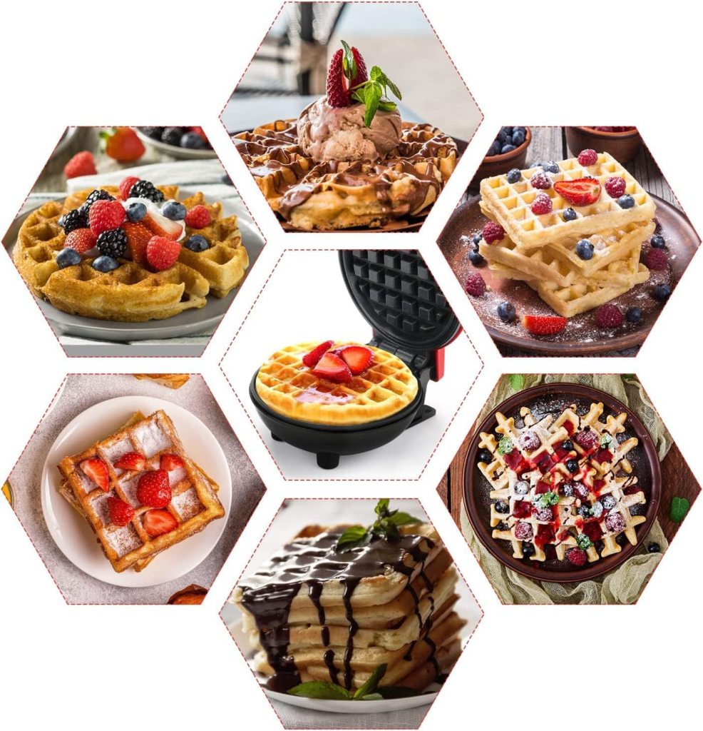 Portable Mini Waffles Maker Machine for Home