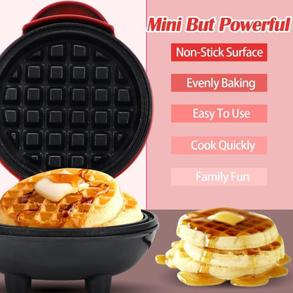 Portable Mini Waffles Maker Machine for Home